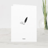 ベビー私は挨拶状を試みています カード (裏面)