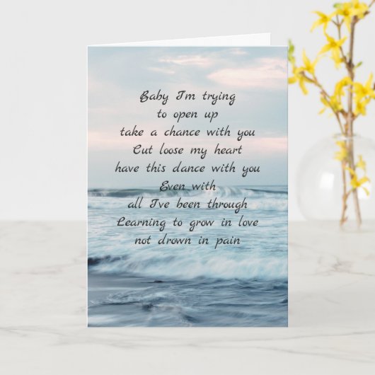 ベビー私は挨拶状を試みています カード (黄色い花)