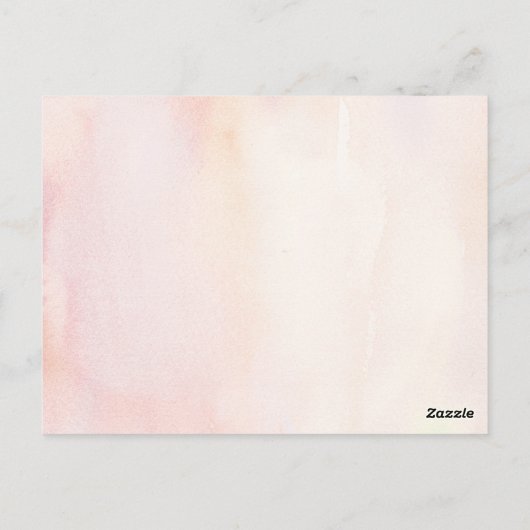 ベビー秋カボチャ女の子の赤ちゃんシャワーの願い ポストカード (裏面)