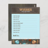 ベビー秋カボチャ少年の赤ちゃんシャワーの願い ポストカード (正面/裏面)