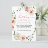 ベビー秋カボチャ緑ベビーシャワー用の本E エンクロージャーカード (スタンド正面)