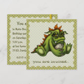 ベビー竜 招待状 (正面/裏面)