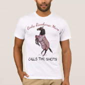 ベビー競走馬の馬はショットTシャツと呼ばれる Tシャツ (正面)