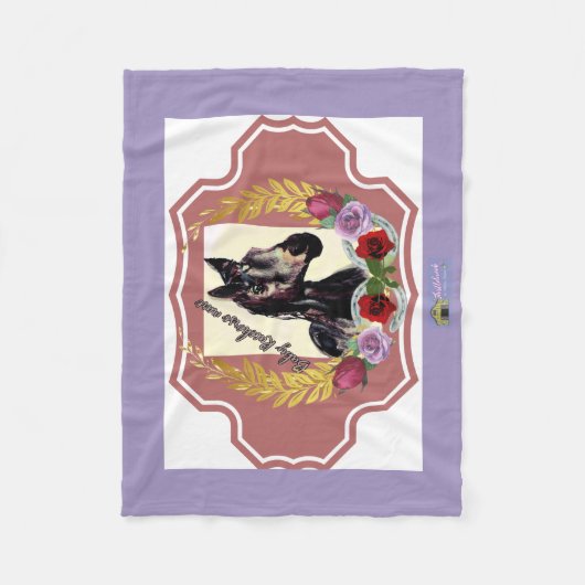 ベビー競走馬マーレがレースフリースブランケットに勝つ フリースブランケット (正面)