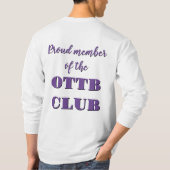 ベビー競走馬mare Tシャツ (裏面)