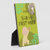 ベビー第一語 フォトプラーク (側面)