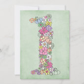 ベビー第1の誕生日パーティーカスタム招待状招待状 招待状 (正面)