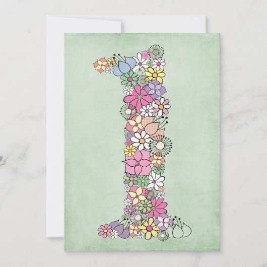 ベビー第1の誕生日パーティーカスタム招待状招待状 招待状 (正面)