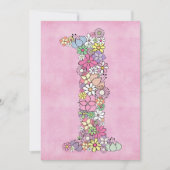 ベビー第1の誕生日パーティーカスタム招待状招待状 招待状 (正面)