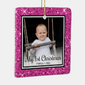 ベビー第1クリスマス セラミックオーナメント (右)