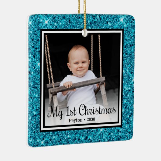 ベビー第1クリスマス セラミックオーナメント (右)