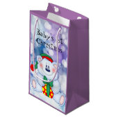 ベビー第1クリスマス（女の子） スモールペーパーバッグ (正面アングル)