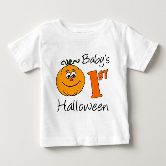 ベビー第1ハロウィーン ベビーTシャツ (正面)
