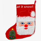 ベビー第1回クリスマスサンタ ラージクリスマスストッキング (裏面)