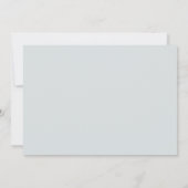 ベビー第1回クリスマスフォトモダンリーフ シーズンカード (裏面)