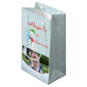 ベビー第1回クリスマスフォト スモールペーパーバッグ (正面アングル)