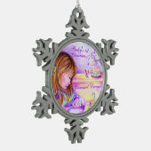 ベビー第1回クリスマスペーターオーナメント スノーフレークピューターオーナメント (左)