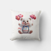 ベビー第1回バレンタインデー装飾用クッション クッション (正面)