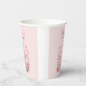 ベビー第1回バースデーピンクキャッスルプリンセス 紙コップ (右)