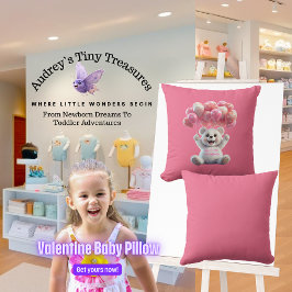 ベビー第1回ヴァレンティンズデイピロー クッション
