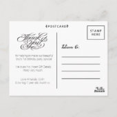 ベビー第1期シボロン感謝してい写真はがき ポストカード (裏面)