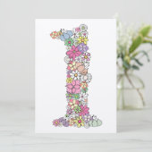 ベビー第1誕生日パーティーカスタム招待状招待状 招待状 (スタンド正面)