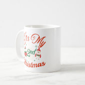ベビー第2回クリスマス幼児Tシャツ コーヒーマグカップ (正面左)