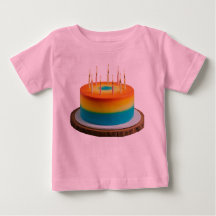 ベビー素晴らしジャージーお誕生日ケーキ