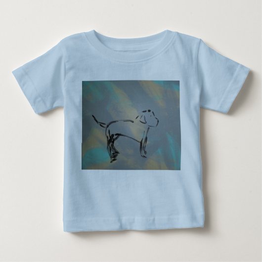 ベビー素晴らしジャージードッグTシャツ ベビーTシャツ (正面)