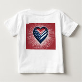 ベビー素晴らしジャージーTシャツデザイン ベビーTシャツ (裏面)