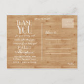 ベビー素朴ありがとうフォトポストカード 案内ポストカード (裏面)