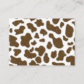 ベビー素朴かわいいカウボーイワイルドウェスタン エンクロージャーカード (裏面)