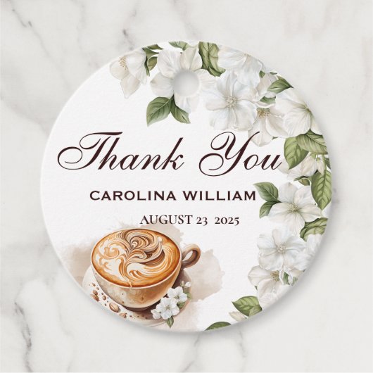 ベビー素朴はコーヒーの赤ちゃんシャワーを醸造している フェイバータグ (正面)