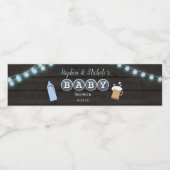 ベビー素朴はブルーベビーシャワーを醸造している ペットボトルラベル (シングルラベル)