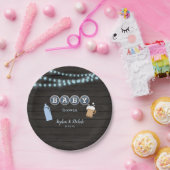 ベビー素朴はブルーベビーシャワーを醸造している ペーパープレート (パーティー)