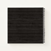 ベビー素朴はブルーベビーシャワーゲストブック ノートブック (裏面)