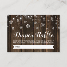 ベビー素朴は冷たい外おむつラッフルチケット