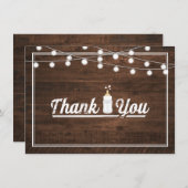 ベビー素朴は赤ちゃんシャワーを醸造ありがとう サンキューカード (正面/裏面)