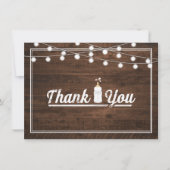 ベビー素朴は赤ちゃんシャワーを醸造ありがとう サンキューカード (正面)