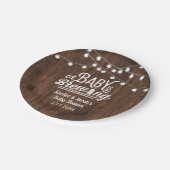 ベビー素朴は赤ちゃんシャワーを醸造している ペーパープレート (アングル)