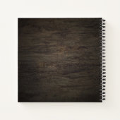 ベビー素朴は醸造金ゴールドベビーシャワーゲストブック ノートブック (裏面)