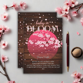 ベビー素朴イン開花桜さくらんぼブロッサム エンクロージャーカード