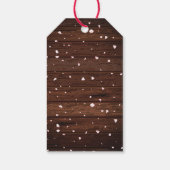 ベビー素朴イン開花桜さくらんぼブロッサム ギフトタグ (裏面)