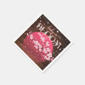 ベビー素朴イン開花桜さくらんぼブロッサム スタンダードカクテルナプキン (角)