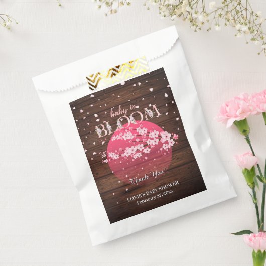 ベビー素朴イン開花桜さくらんぼブロッサム フェイバーバッグ (封をした状態)