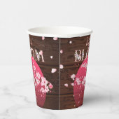 ベビー素朴イン開花桜さくらんぼブロッサム 紙コップ (右)