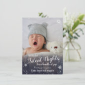 ベビー素朴クリスマス シーズンカード (スタンド正面)