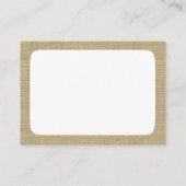 ベビー素朴シャワーアドバイスカード アドバイスカード (裏面)