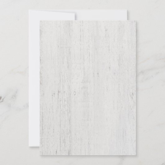 ベビー素朴シャワー招待状 招待状 (裏面)