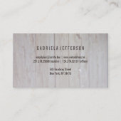 ベビー素朴ズブレスカントリーバーンフローラ 名刺 (裏面)